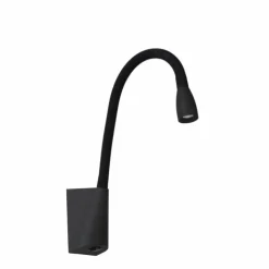 Luminaires Lucide Éclairage Led|Lampe de chevet Lucide GALEN-LED Noir, 1 lumière