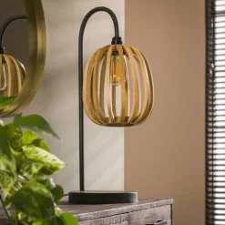 hofstein Lampes À Poser|Lampe de table Chamblard Anthracite, 1 lumière