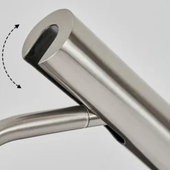 hofstein Lampes À Poser|Lampe de table Dalheim LED Nickel mat, 1 lumière