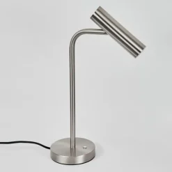 hofstein Lampes À Poser|Lampe de table Dalheim LED Nickel mat, 1 lumière