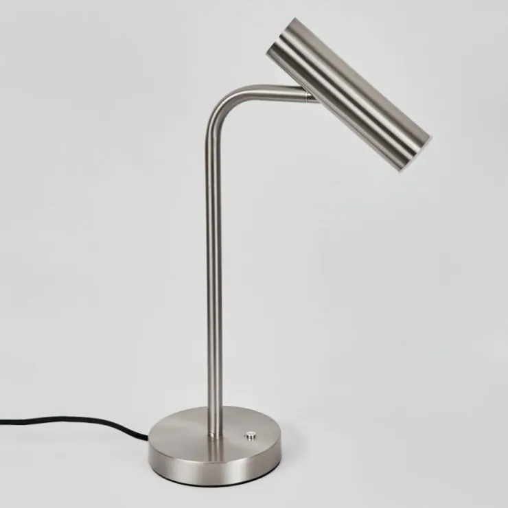 hofstein Lampes À Poser|Lampe de table Dalheim LED Nickel mat, 1 lumière