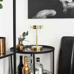 hofstein Éclairage Led|Lampe de table Huallilemu LED Laiton, 1 lumière