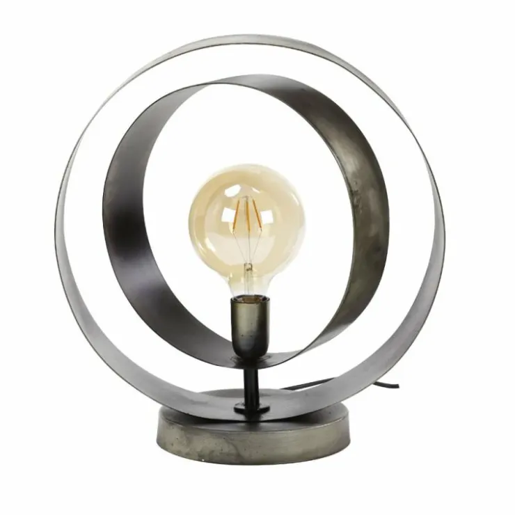 hofstein Lampes À Poser|Lampe de table Rotar Argent Oxydé, 1 lumière