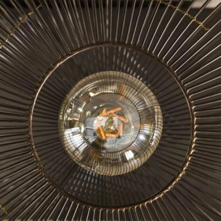 hofstein Lampes À Poser|Lampe de table Vagney Nickel mat, Noir, 1 lumière