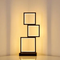 hofstein Lampes À Poser|Lampe de table Bacolod LED Noir, 1 lumière