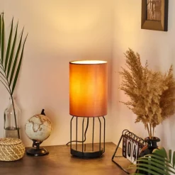 hofstein Lampes À Poser|Lampe de table Bornalle Noir, 1 lumière