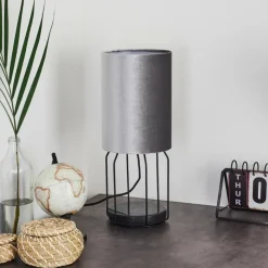 hofstein Lampes À Poser|Lampe de table Bornalle Noir, 1 lumière