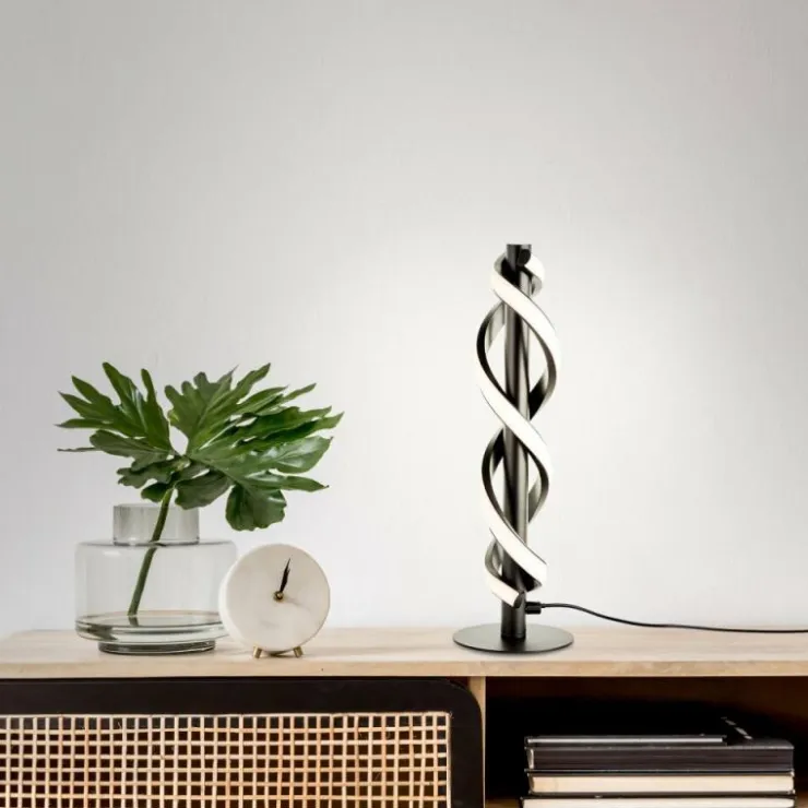 Luminaires Brilliant Éclairage Led|Lampe de table Brilliant Amalie LED Noir, 1 lumière