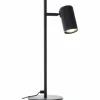 Luminaires Brilliant Éclairage Led|Lampe de table Brilliant Marty LED Noir, 1 lumière