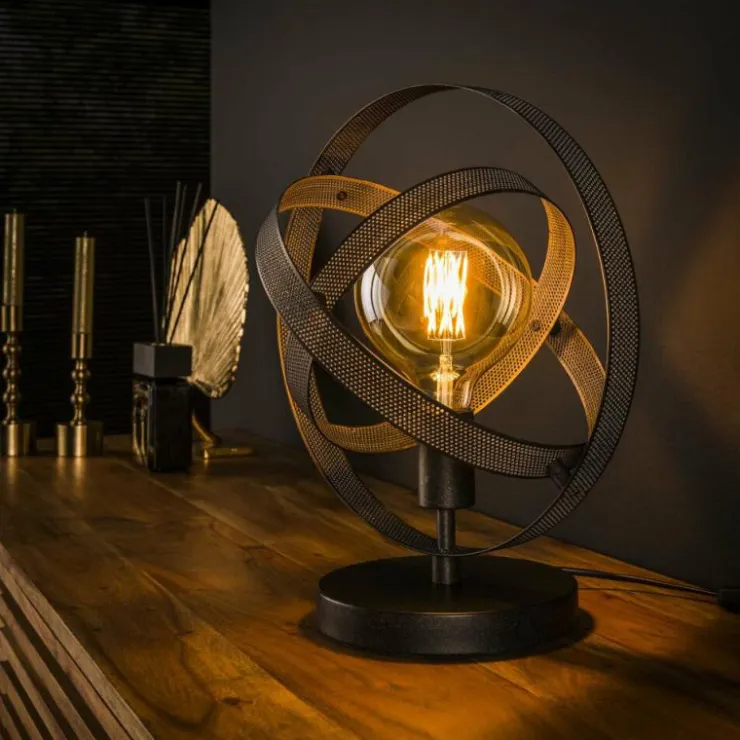 hofstein Lampes À Poser|Lampe de table Cosmos Anthracite, 1 lumière