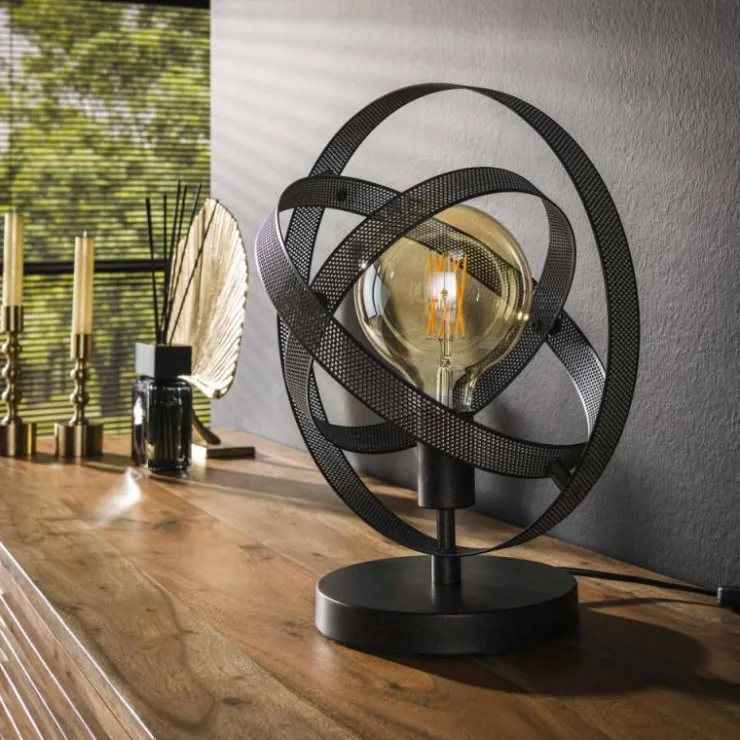 hofstein Lampes À Poser|Lampe de table Cosmos Anthracite, 1 lumière