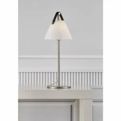 Design For The People by Nordlux Lampes À Poser|Lampe de table STRAP Nickel mat, 1 lumière