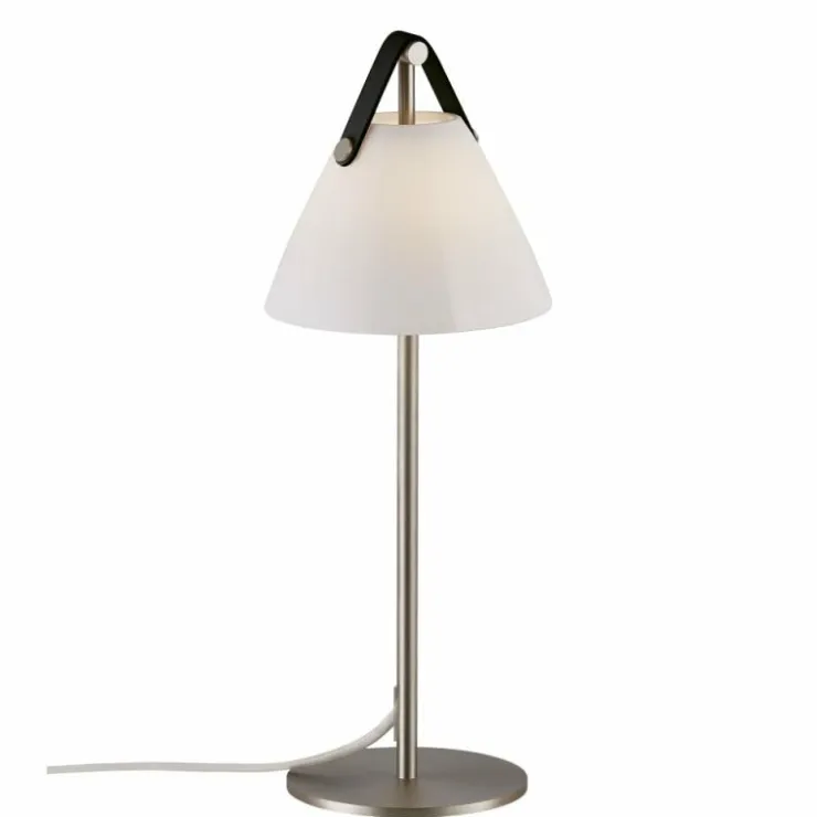 Design For The People by Nordlux Lampes À Poser|Lampe de table STRAP Nickel mat, 1 lumière