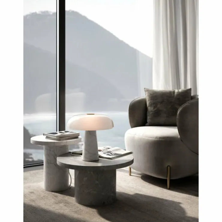 Design For The People by Nordlux Lampes À Poser|Lampe de table GLOSSY Blanc, 1 lumière