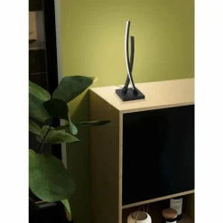 Luminaires Eglo Éclairage Led|Lampe de table Eglo ALBORAYA LED Noir, 1 lumière