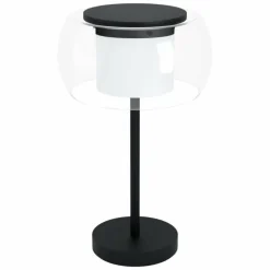 Lampe de table Eglo BRIAGLIA LED Noir, 1 lumière, Changeur de couleurs