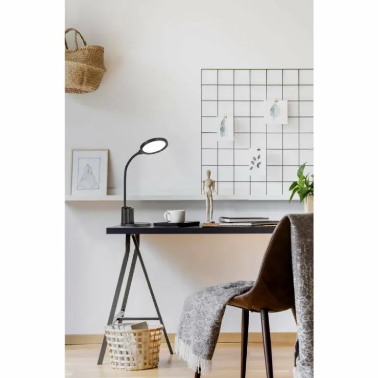 Luminaires Eglo Éclairage Led|Lampe de table Eglo BROLINI LED Noir, 1 lumière