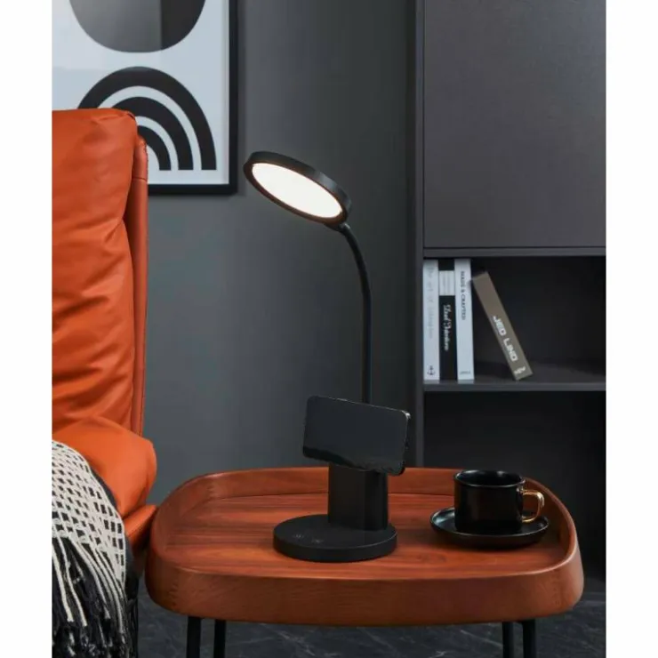Luminaires Eglo Éclairage Led|Lampe de table Eglo BROLINI LED Noir, 1 lumière