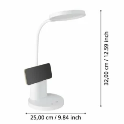 Luminaires Eglo Éclairage Led|Lampe de table Eglo BROLINI LED Blanc, 1 lumière