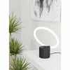 Luminaires Eglo Éclairage Led|Lampe de table Eglo CARANACOA LED Noir, 1 lumière