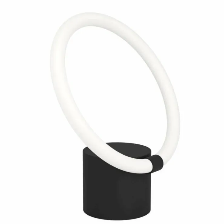 Luminaires Eglo Éclairage Led|Lampe de table Eglo CARANACOA LED Noir, 1 lumière