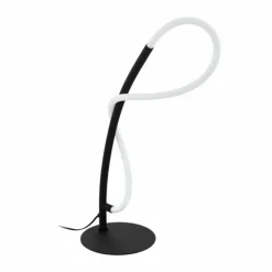 Luminaires Eglo Éclairage Led|Lampe de table Eglo EGIDONELLA LED Noir, 1 lumière