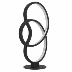 Luminaires Eglo Éclairage Led|Lampe de table Eglo GIANELLA LED Noir, 1 lumière
