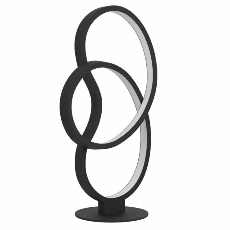 Luminaires Eglo Éclairage Led|Lampe de table Eglo GIANELLA LED Noir, 1 lumière
