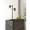 Luminaires Eglo Lampes À Poser|Lampe de table Eglo LURONE Laiton, Noir, 2 lumières