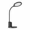 Luminaires Eglo Lampes À Poser|Lampe de table Eglo REHAMNA LED Noir, 1 lumière