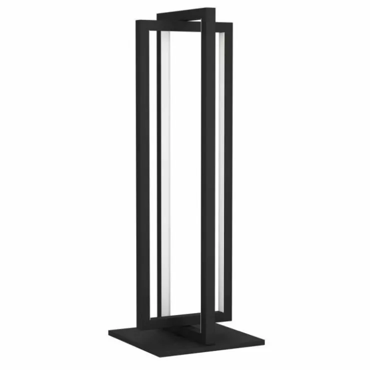Luminaires Eglo Éclairage Led|Lampe de table Eglo SIBERIA LED Noir, 1 lumière, Télécommandes
