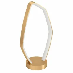 Luminaires Eglo Lampes À Poser|Lampe de table Eglo VALLEROSA LED Laiton, 1 lumière