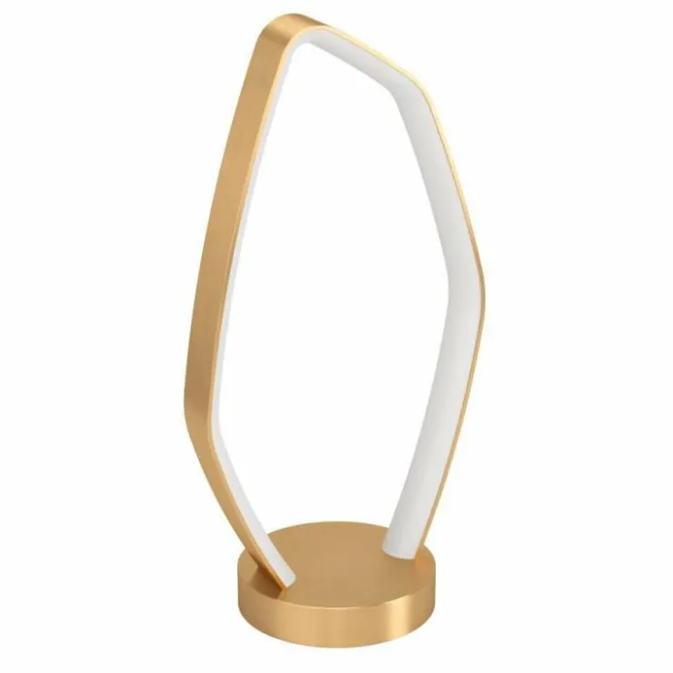 Luminaires Eglo Lampes À Poser|Lampe de table Eglo VALLEROSA LED Laiton, 1 lumière