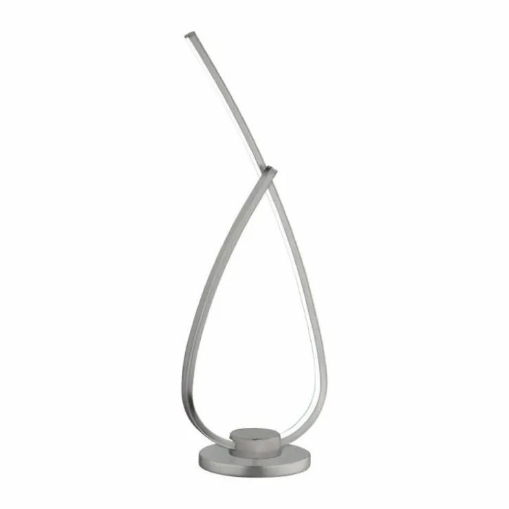 Luminaires Eglo Éclairage Led|Lampe de table Eglo-Leuchten PALOZZA 1 LED Nickel mat, 1 lumière