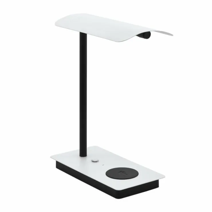 Luminaires Eglo Éclairage Led|Lampe de table Eglo-Leuchten ARENAZA LED Noir, Blanc, 1 lumière