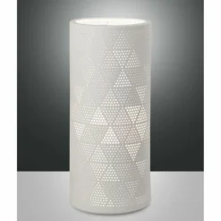 Luminaires Fabas Luce Lampes À Poser|Lampe de table Fabas Luce Micol Blanc, 1 lumière
