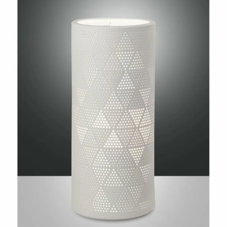 Luminaires Fabas Luce Lampes À Poser|Lampe de table Fabas Luce Micol Blanc, 1 lumière