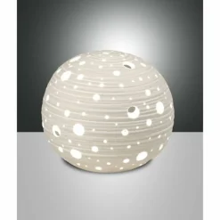 Luminaires Fabas Luce Lampes À Poser|Lampe de table Fabas Luce Corvara Blanc, 1 lumière