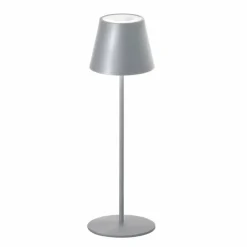 FHL easy Éclairage Led|Lampe de table Cosenza LED Argenté, 1 lumière, Changeur de couleurs