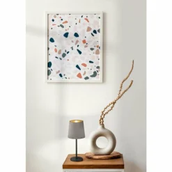FHL easy Lampes À Poser|Lampe de table Palina Noir, 1 lumière
