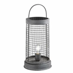 FHL easy Lampes À Poser|Lampe de table TIANA Gris, 1 lumière