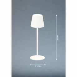 FHL easy Éclairage Led|Lampe de table Tropea LED Blanc, 1 lumière