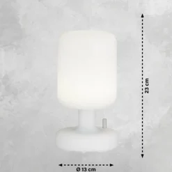 FHL easy Éclairage Led|Lampe de table Termoli LED Blanc, 1 lumière, Changeur de couleurs