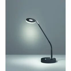 Luminaires Fischer & Honsel Éclairage Led|Lampe de table Fischer & Honsel Dent LED Noir, 1 lumière