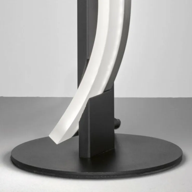 Luminaires Fischer & Honsel Éclairage Led|Lampe de table Fischer & Honsel Bridge LED Noir, 1 lumière