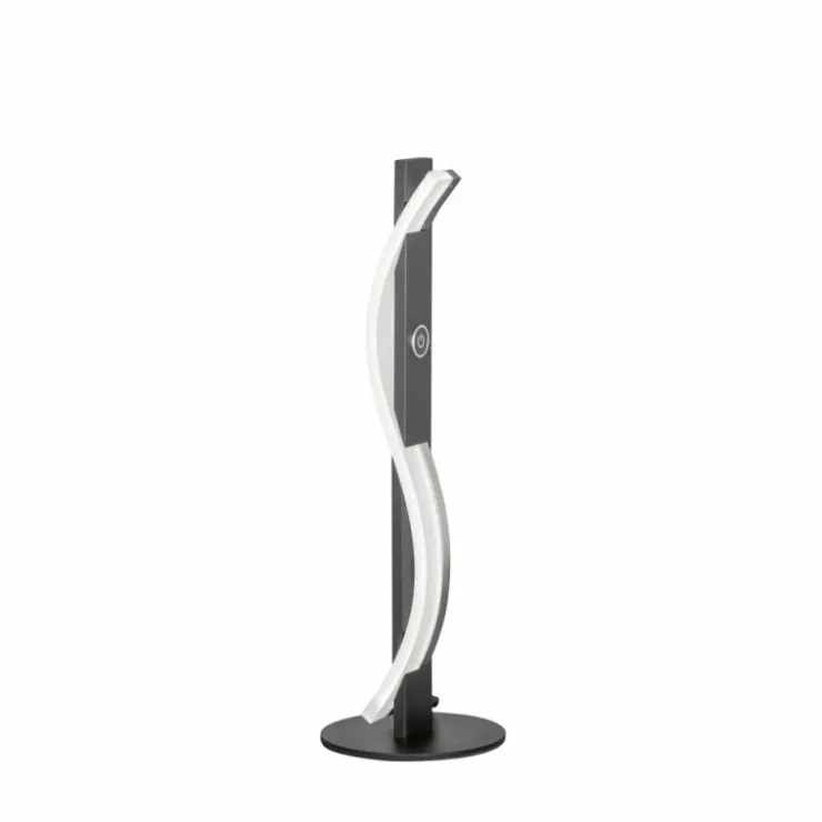 Luminaires Fischer & Honsel Éclairage Led|Lampe de table Fischer & Honsel Bridge LED Noir, 1 lumière