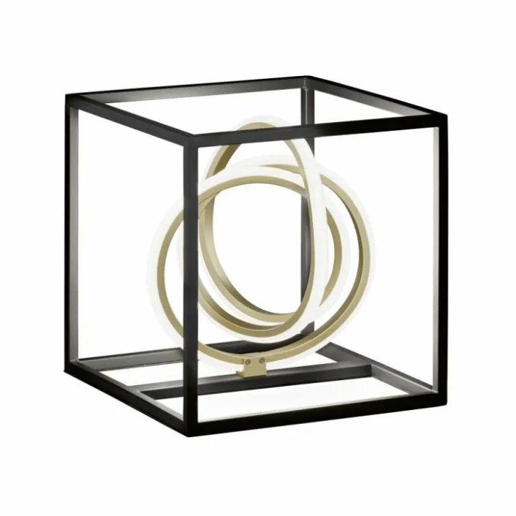Luminaires Fischer & Honsel Éclairage Led|Lampe de table Fischer & Honsel Gisi LED Noir, 1 lumière
