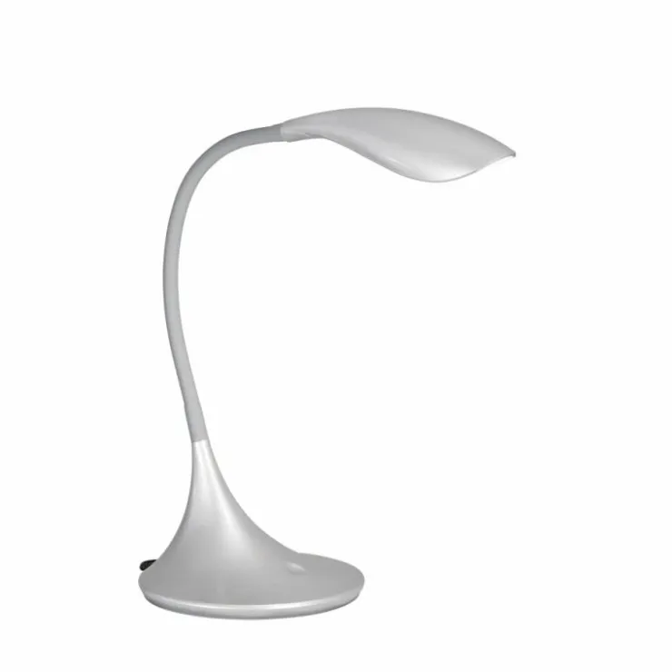 Luminaires Fischer & Honsel Éclairage Led|Lampe de table Fischer & Honsel Nil LED Argenté, 1 lumière