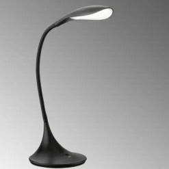 Luminaires Fischer & Honsel Éclairage Led|Lampe de table Fischer-Honsel Nil LED Noir, 1 lumière
