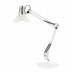 Luminaires Fischer & Honsel Lampes À Poser|Lampe de table Fischer-Honsel Pit Blanc, 1 lumière